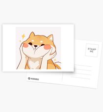 Kawaii Shiba Inu Postkarten