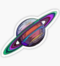 Pegatina Saturno: El Planeta Anillado