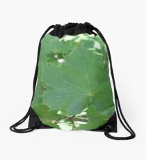 Maple leaf, Maple leaves, maple tree leaf, green maple leaf, maple tree Drawstring Bag