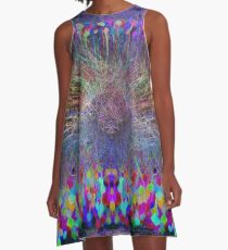 The Gold at the End of the Brainbow A-Line Dress