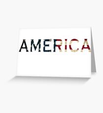America Greeting Card