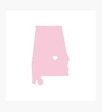 Alabama Love Photographic Print
