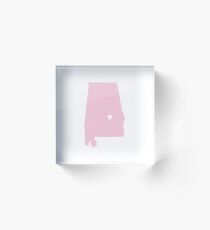 Alabama Love Acrylic Block