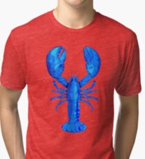 Blue Lobster Tri-blend T-Shirt