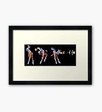 Chun Li Fireball Horizontal Framed Print