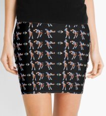 Chun Li Fireball Horizontal Mini Skirt