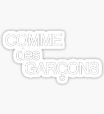 sticker comme des garcons