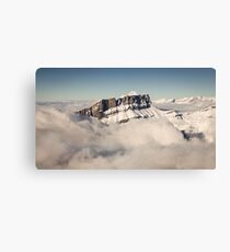Above the Clouds, French Alps Canvas Print