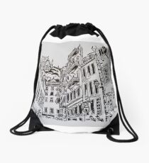 The walled City of Quebec, Canada Drawstring Bag