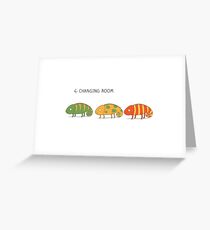 changing chameleon Greeting Card