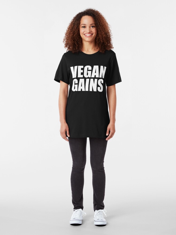 vegan gains t shirt