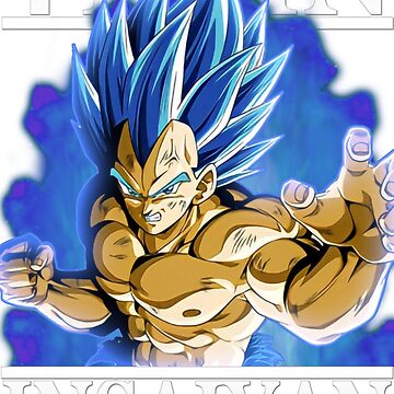 Super Saiyan Blue Evolved Vegeta (Dragon Ball Z) Premium Art Print