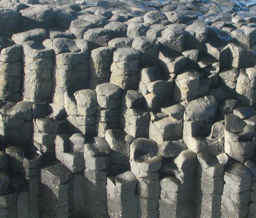 "Basalt columns at Fingal Head, NSW Australia" by geoaware Redbubble