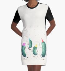 Pickle Party! Graphic T-Shirt Dress