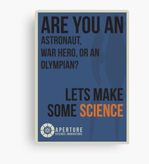Aperture Science Canvas Print