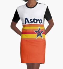 Mann oder Astro-Mann? Vintage Baseball T-Shirt Kleid