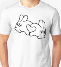 Mickey Heart Hands Unisex T-Shirt