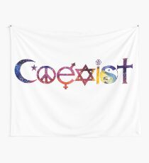 COEXIST Space Wall Tapestry