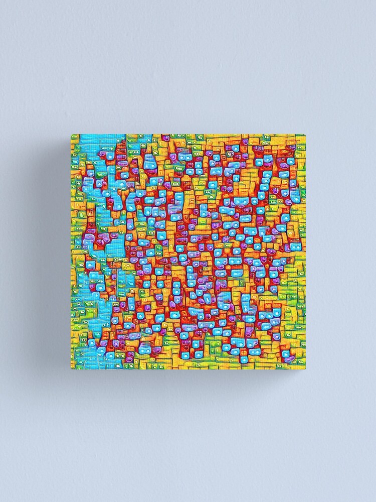 Alternate view of SkyBlue 22% Canvas Print
