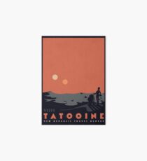 Visit Tatooine Art Board Print