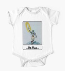 He-Man - He-Man - Trading Card Design Baby Body Kurzarm