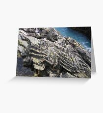 Folds on the coast Greeting Card