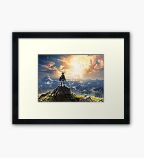 The legend of Zelda Framed Print