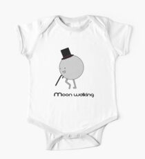 Moonwalking moon, walking. One Piece - Short Sleeve