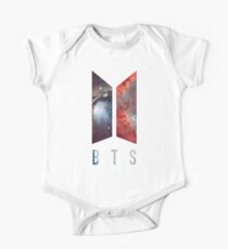 BTS nebula new logo Short Sleeve Baby One-Piece
