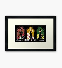 Sierra Madre Triptych Framed Print
