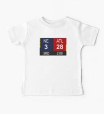 NE 3 vs ATL 28 Champions Comeback Baby Tee