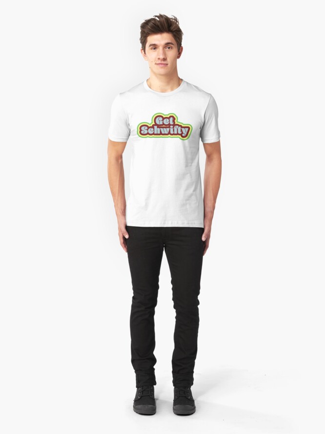 Alternate view of Get Schwifty Slim Fit T-Shirt