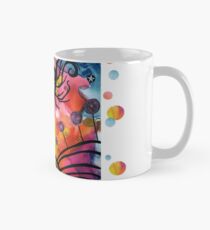 80's Sonnenuntergang schwarze Katze Mug