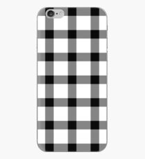 Plaid Cotton White iPhone Case