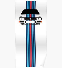 Póster Lancia Delta Martini Integrale