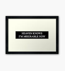The Smiths Framed Print
