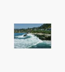 La Jolla California - Pacific Ocean Power Shaping the Coast Art Board