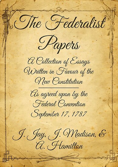 How many essays were in the federalist papers? image