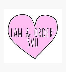 Law And Order: SVU Photographic Print