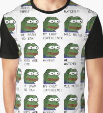 Hide the memes monkaS Graphic T-Shirt