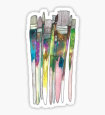 Paintbrushes Sticker