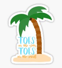 Toes Zac Brown Band Sticker