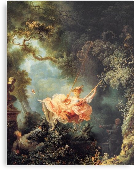 Die Schaukel Von Jean Honore Fragonard Metallbild Von Alexklp