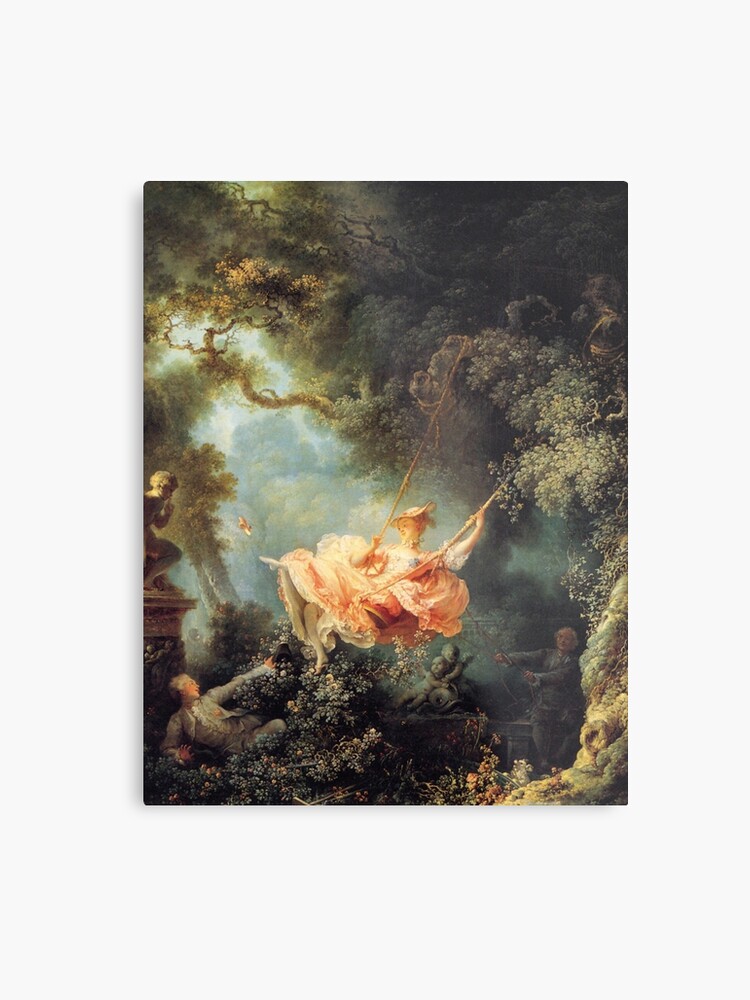 The Swing By Jean Honore Fragonard Metal Print