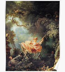The Swing by Jean-Honoré Fragonard Poster