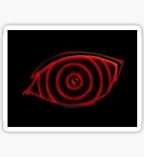 hypnotic rinnegan eye Sticker
