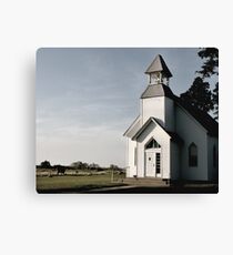 Country Church Canvas Print
