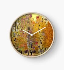 Klimt Trees Clock