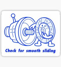 Check For Smooth Sliding Decal Slap Sticker