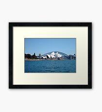 Sydney Icons Framed Print